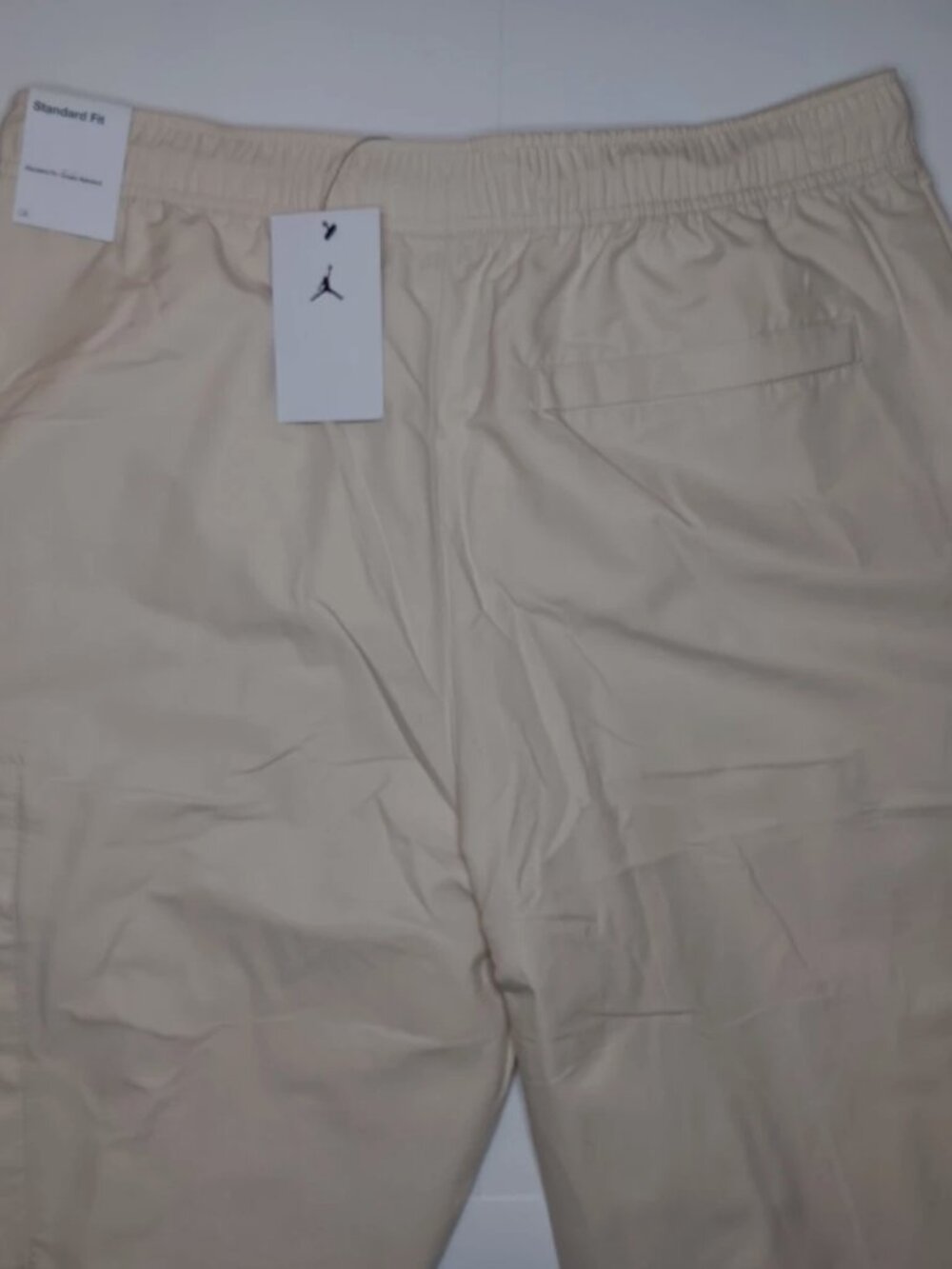 Nike Air Jordan Essentials Premium Woven Pants Khaki Size Large - Picture 8 of 12